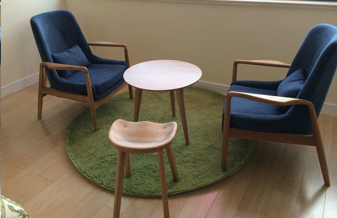 Hot Sale Modern Oak Solid Wood Living Chair