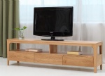 Hot Sale Modern Oak Solid Wood Living TV Stand